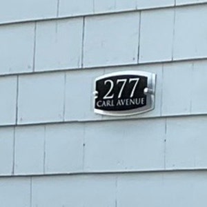 KSart Odern Perspex Steel Aluiniu Perspex Acrylic House Nuber Wall