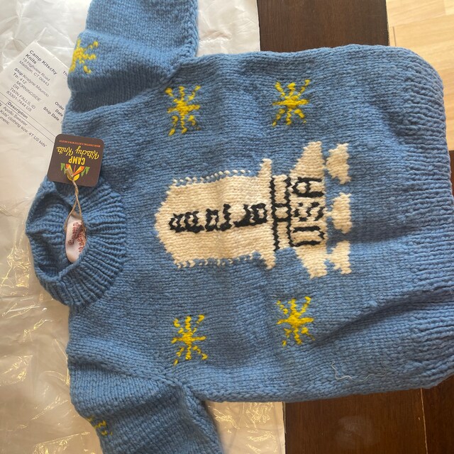 Kids' the Shining Apollo Sweater: Hand Knit Wool Replica - Etsy