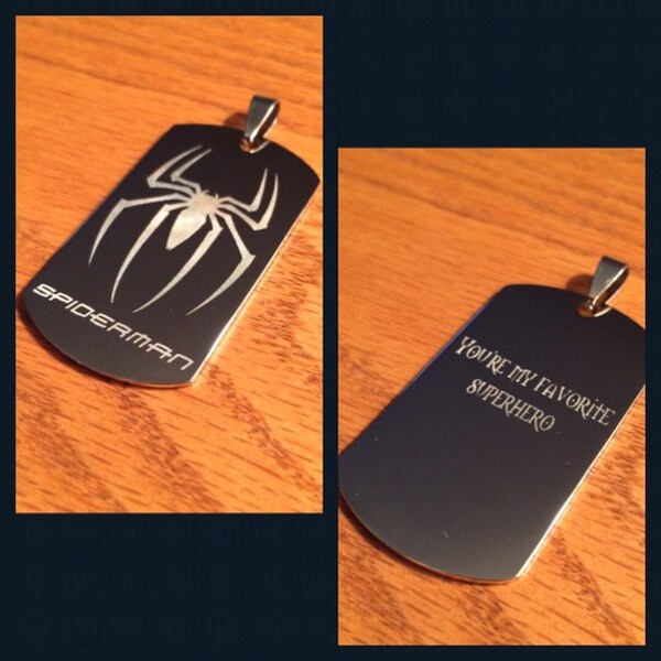Personalized Dog Tag Necklace Custom Photo And Date Anniversary Gift