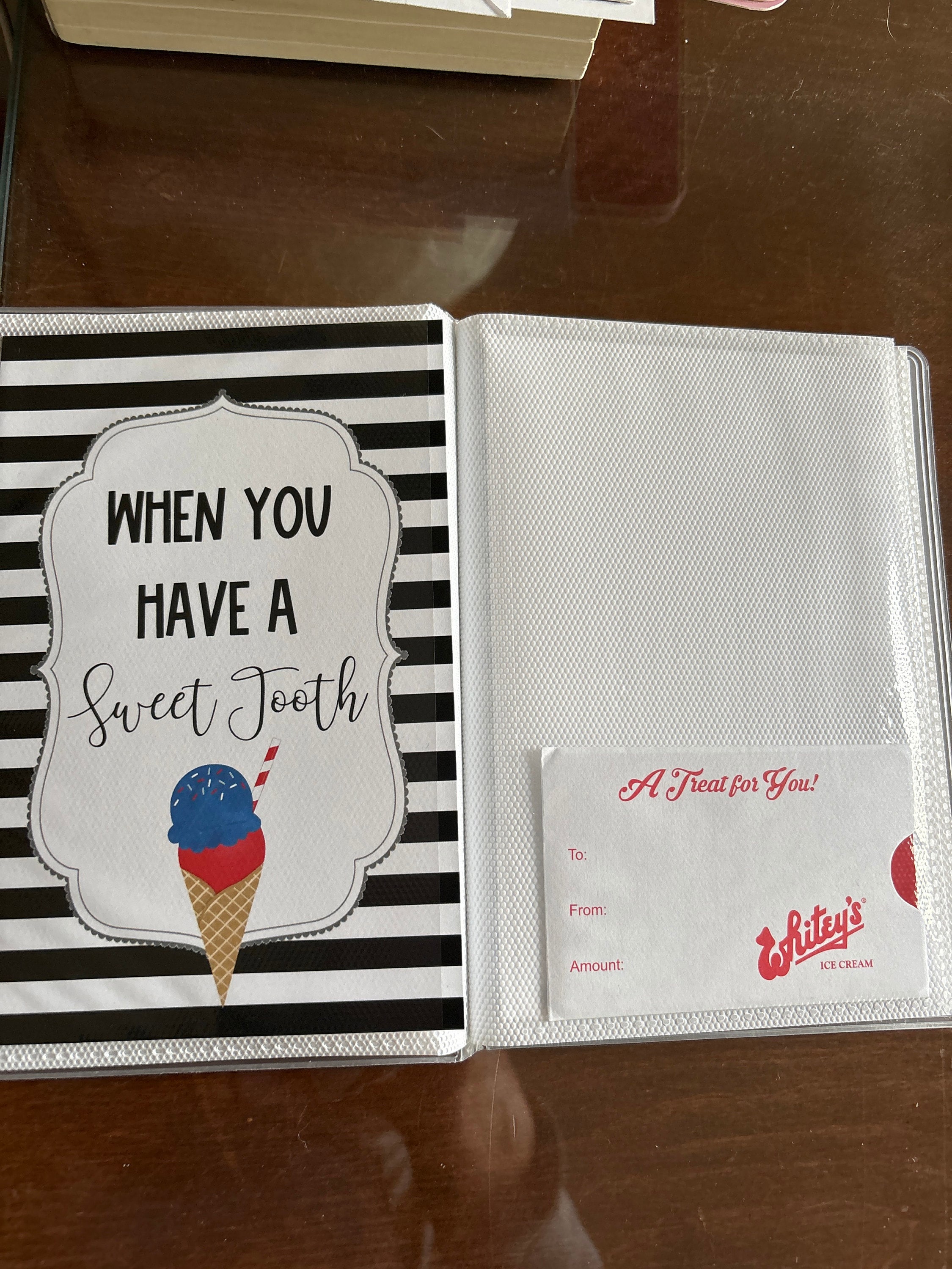 Graduation Gift Card Book, 4x6 Graduation Gift Card Holder, Birthday Gift for Teenagers, College Gift, Build Your Own BYO Gift Card Book