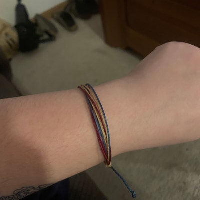 Pura Vida Waterproof Adjustable Bracelet With Brand Charm - View #3