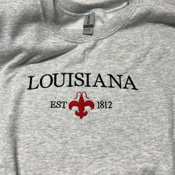 Louisiana Sweatshirt, State Pride Sweatshirt 2D0626 main image 1