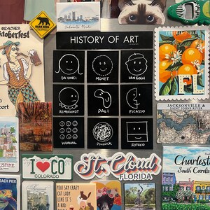 Large Central Florida Stamp Inspired Magnet With Oranges and ...