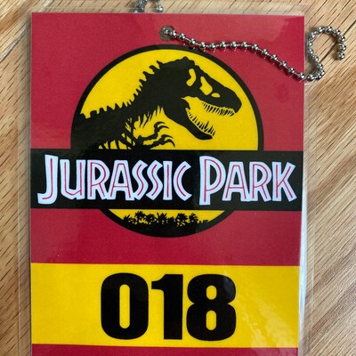 Jurassic Park Visitor ID Badge Set PDF Digital Download - Etsy
