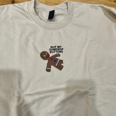 Shrek Gingerbread Man Embroidered Sweatshirt / Hoodie / T-shirt ...