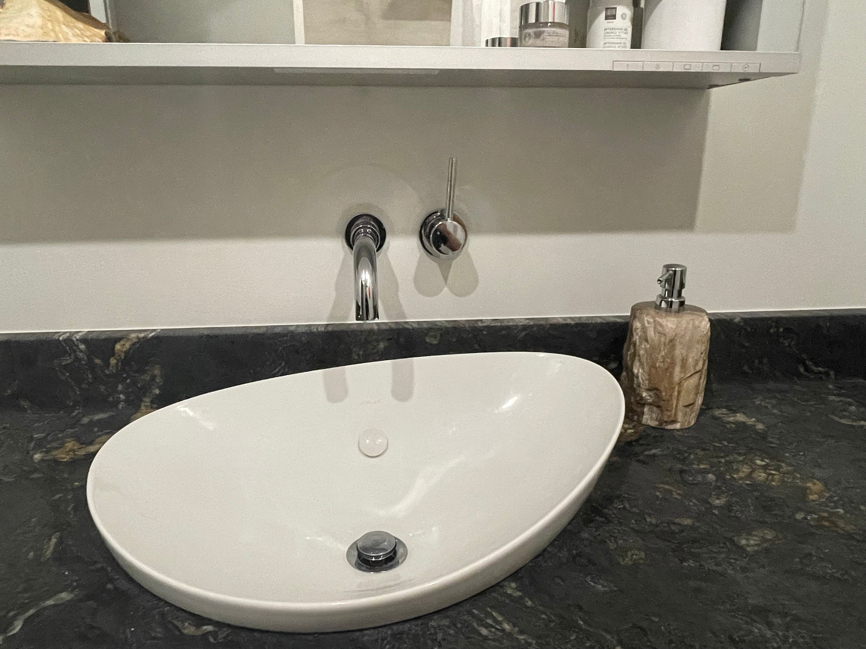 Petrified Wood Soap Or Lotion Pump Dispenser