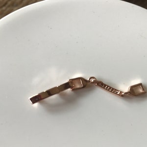 Necklace or Bracelet Extender in 14K Gold Plate, 14K Rose Gold Plate or  Silver Rhodium Plated 1 1/4''. FREE DOMESTIC SHIPPING 