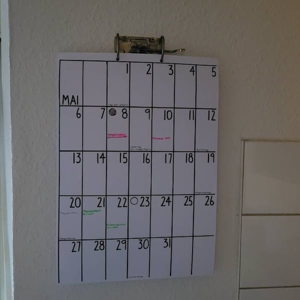 Wall Calendar Feb 2025 Jul 2026 Etsy