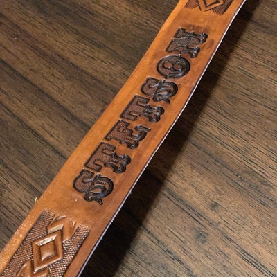 Design Your Own Leather Dog Collar With Your Dogs Name Tooled - Etsy