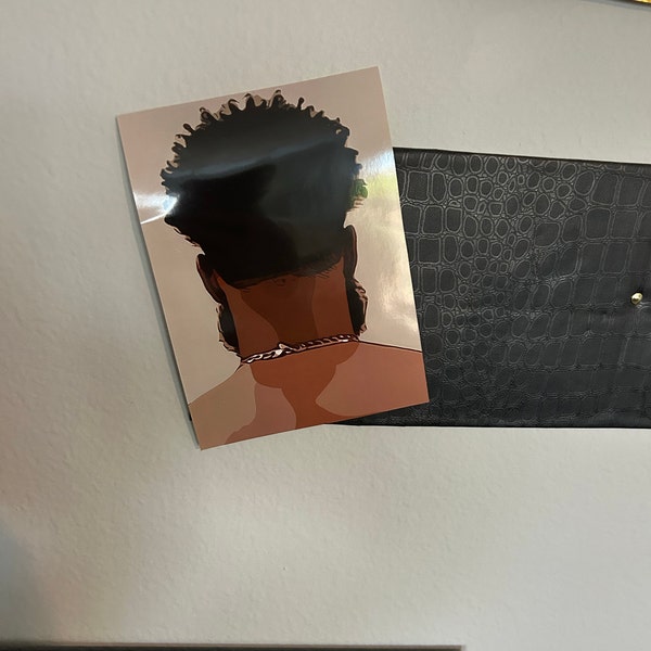 black-girl-afro-hair-set-of-4-natural-hair-art-afro-girl-art-hot