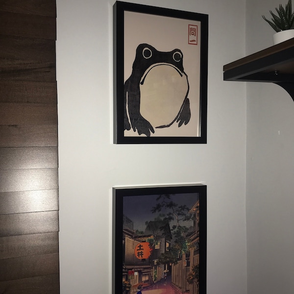 Matsumoto Hoji Art Print, Japanese Poster, Frog, Matsumoto Hoji Vintage ...