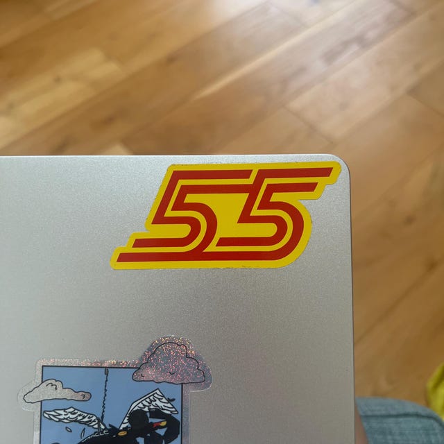 カルロス サインツ 55 F1 ステッカー フォーミュラ ワン モーター