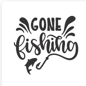 Gone Fishing SVG / Gone Fishing PNG / Gone Fishing - Etsy