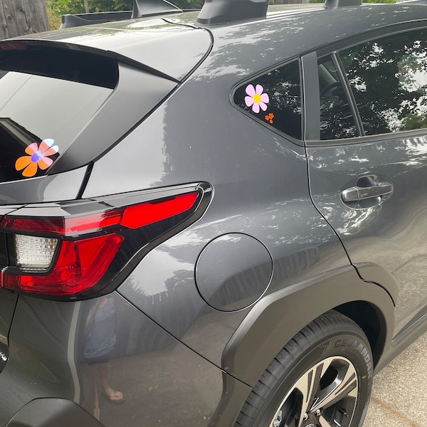 Large Flower Decals 12" to 2" Car Decal, Hippie Flower Stickers Daisy ...
