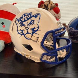 byu bookstore football helmet 3 year old BYU Cougars Football Mini Helmet - Sailor Coug