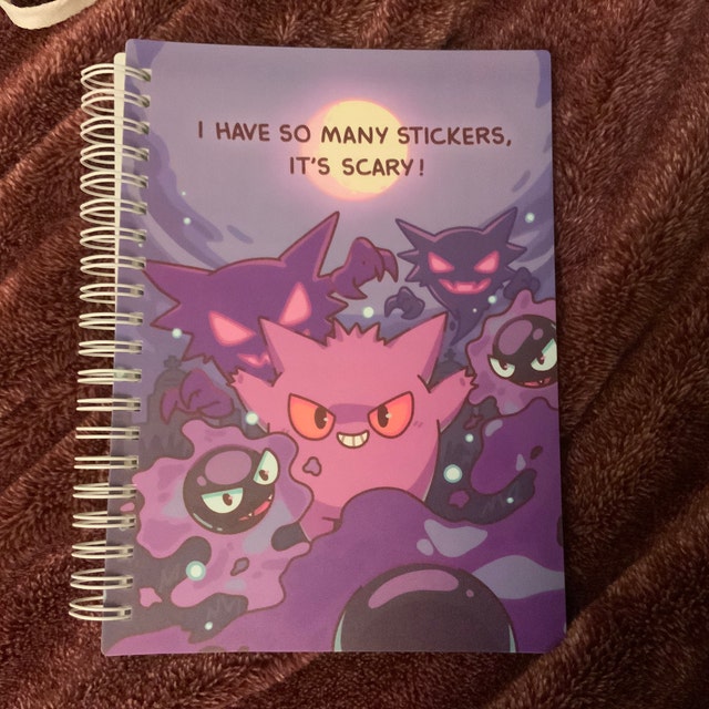 MD Spooky Ghost Reusable Sticker Book