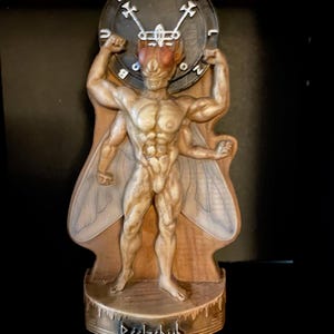 ベルゼブブの木像：蠅の王の彫刻、ゴシック様式の祭壇装飾 - Etsy 日本