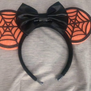 Mickey Ears Halloween,  Halloween Mickey Ears, Minnie Ears, Halloween Ears, Halloween Costume Mouse Ears, Mickey Ears, Mouse Ears Headband