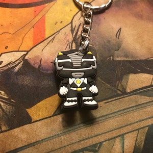 Power Rangers Keyrings/keychains Cartoon Cute Emo Kids Goth - Etsy