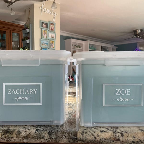 Personalized Kids Memory File Box: School Milestone Keepsake - Etsy