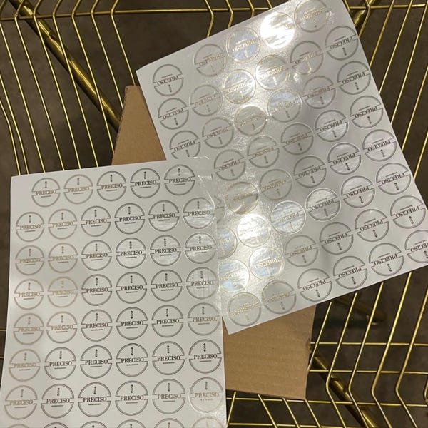 Custom Clear Logo Stickers, Waterproof Die Cut Transparent Labels for ...