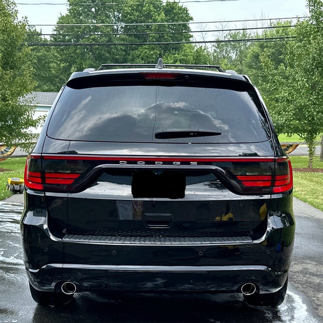 2021-2025 Durango 3rd Brake Light Smoke Tint Overlay – Precut Vinyl, Made In USA