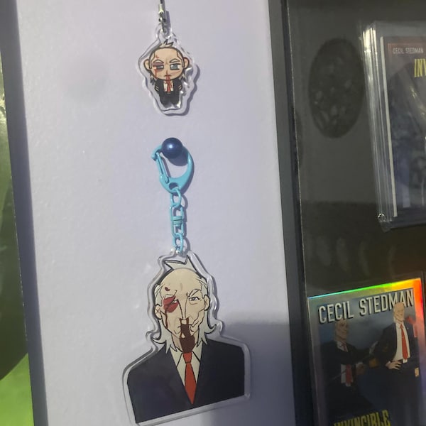 Invincible Cecil and Donald Keychains - Etsy