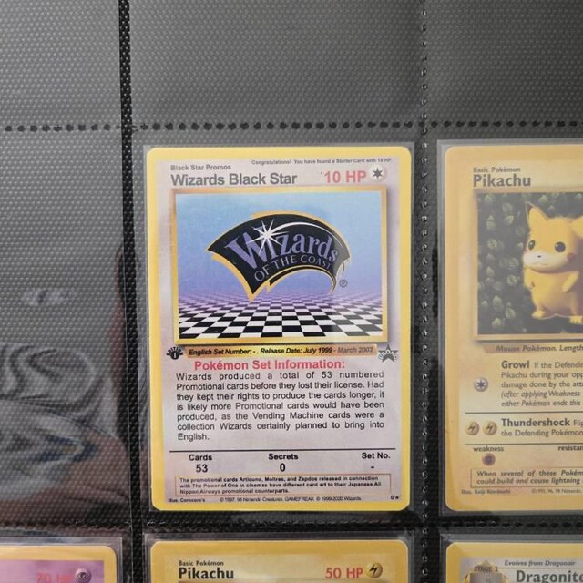 Pokemon Wizards of the Coast Black Star-promotiestartkaart - Aangepaste  Kaart - Etsy Canada