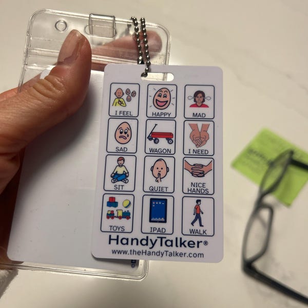 Handytalker School Communication Core Board: Non Verbal AAC Aid - Etsy
