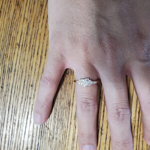 1ct Solitaire Engagement Ring for Women Gold Stacking Iconic - Etsy