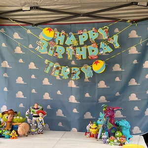 Pixar Birthday Banner/pixar Party/pixar Theme/pixar Decorations/pixar ...