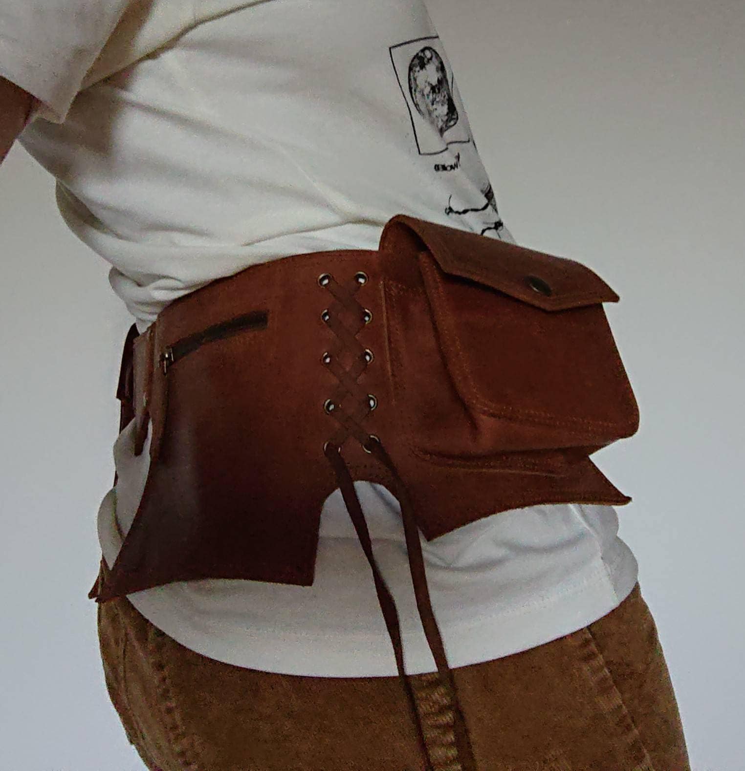 Handmade Leather Waist Bag: Your Festival Essential & Travel Companion