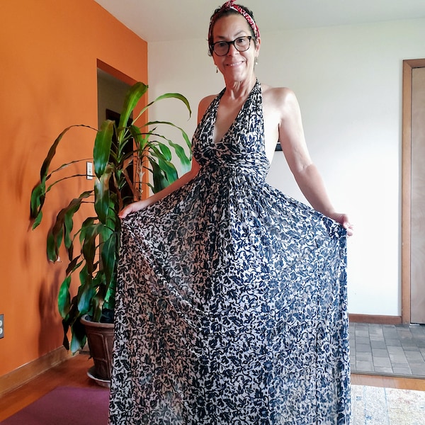 Vintage Cape With Leopard Scarf Tie One Size