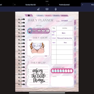 Digital Planner 2023 2024 Dated iPad Goodnotes Notability, Digital ...