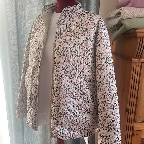 Oversized Bomber Jacket PDF Sewing Pattern With Video Tutorial - Etsy