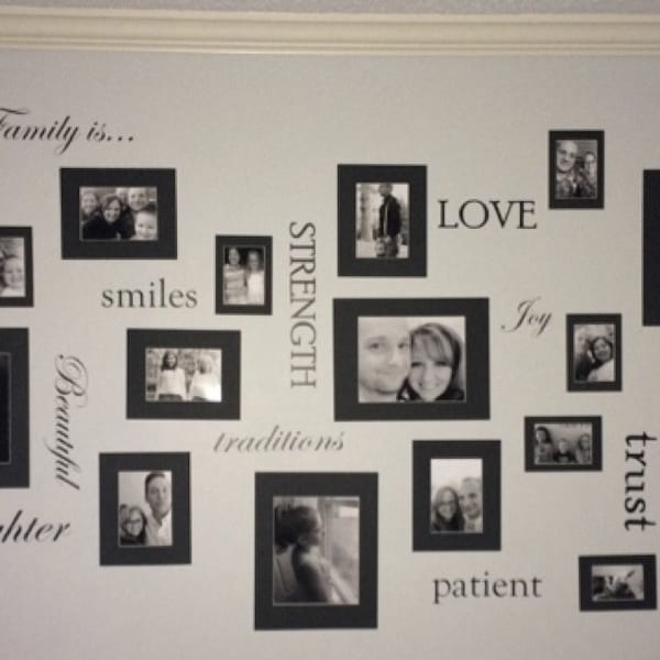 Set of 12 Family Quote Words Vinyl Wall Sticker Picture Frame Wall Home ...