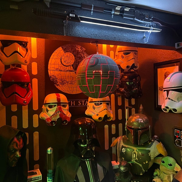 Ikea PS 2014 Star Wars Death Star Exploding Pendant Ceiling Lamp Light ...