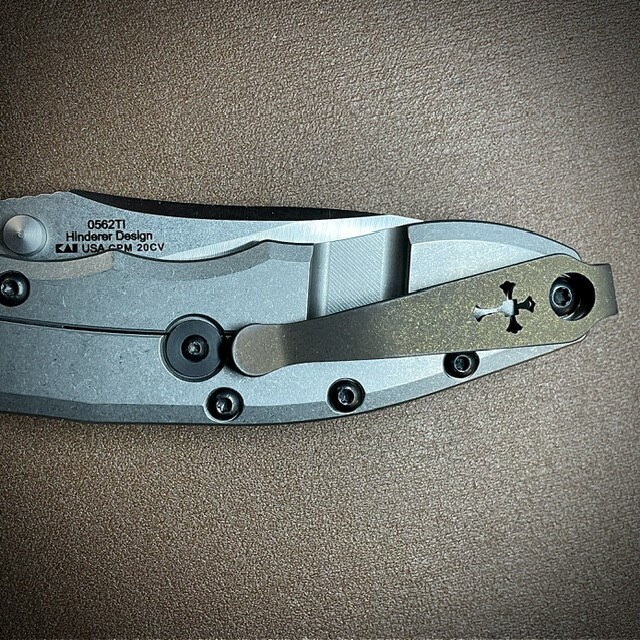 Zero Tolerance ZT0562 Pocket Clip With Celtic Cross Design - Etsy