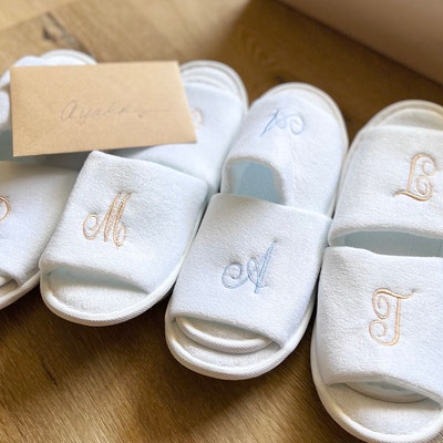 custom spa slippers