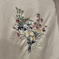 Wild Flower Bouquet Machine Embroidery Design Set, 2 Easter Floral ...