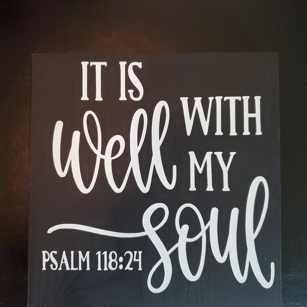 Mini Bible Verse Sign, Scripture Sign, Religious Sign, Shelf Sitter ...