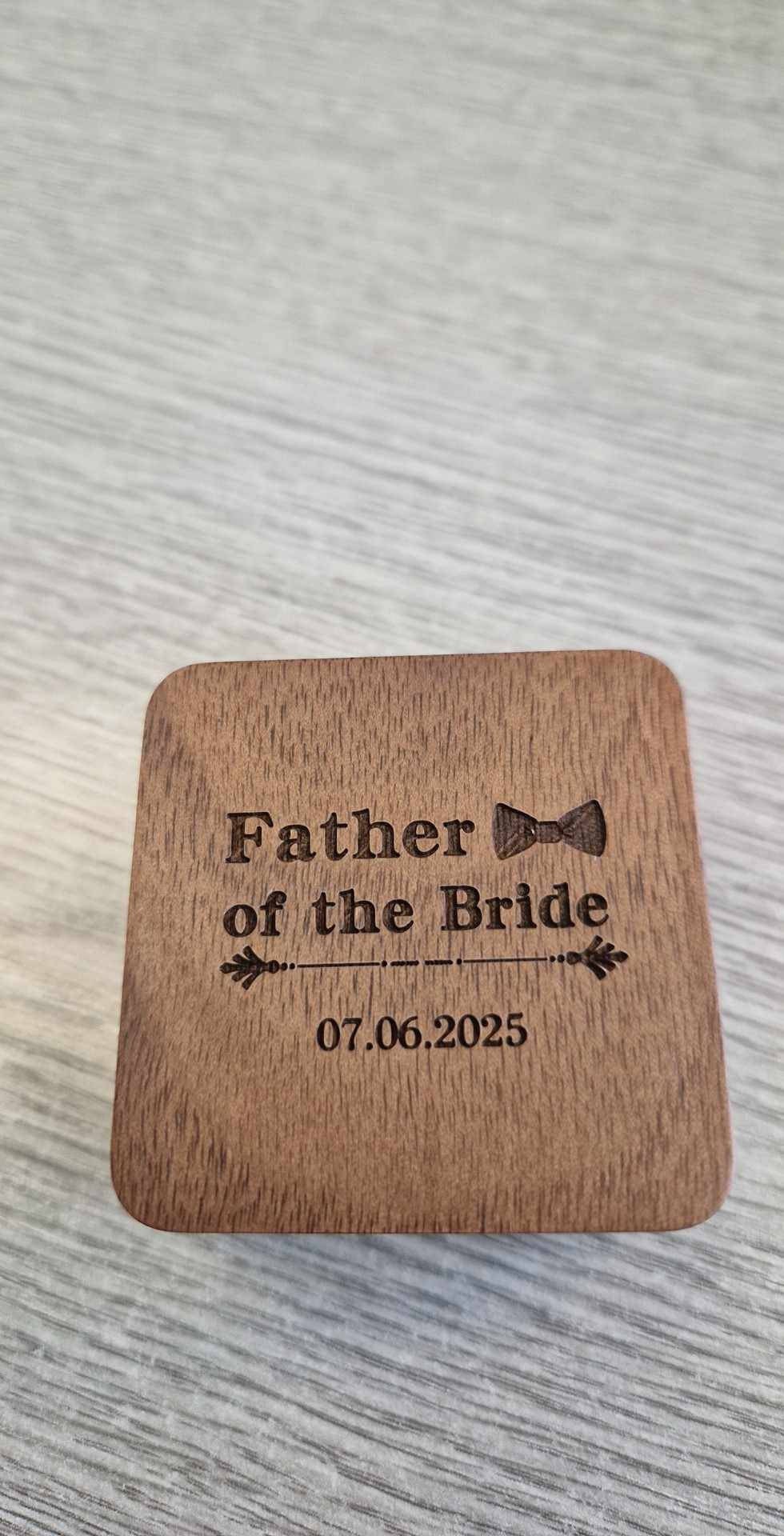 Father of the bride gift, Father&#39;s Day gift, personalized Wedding Day cufflinks, Custom Father of the Groom Gift, Gifts from Bride