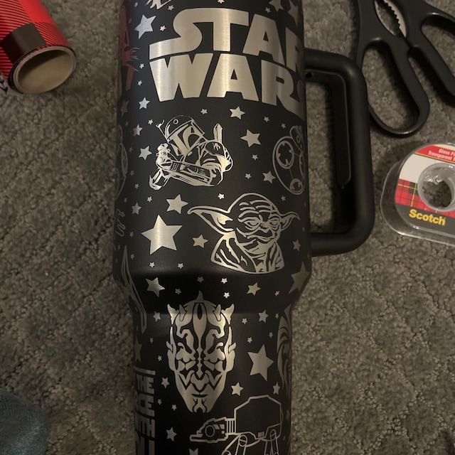 Custom Disney STAR WARS Mandalorian 30 oz Stanley tumbler Brand new with  hand carry handle. 30 Oz. IceFlow Tumbler with Flip Straw. FEATURES: Super  for Sale in Brea, CA - OfferUp
