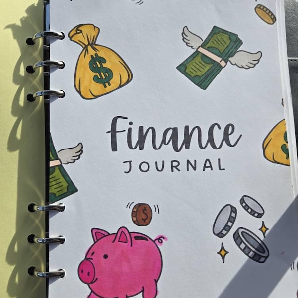 Finance Journal Title Page - PRINTABLE Journal Page - Savings Journal ...