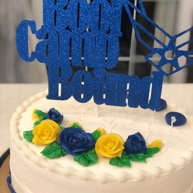 Air Force Themed Cake Toppers - 7-Piece Set For Birthday, Boot Camp Party, Baby Shower