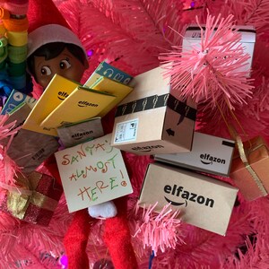 Christmas Elf Sized Elfazon Envelopes amazon Elf Prop Idea Digital ...