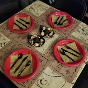 Pirate Party Table Decorations Boats x6 Serving Snack Trays Dishes