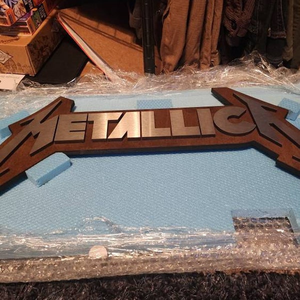 ACDC Wood Wall Sign With LED Lights, Classic Rock Gift, Acdc Wood ...