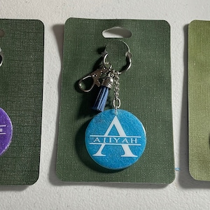 Keyring Display Card Svg, Keyring Display Card Template, Keychain ...