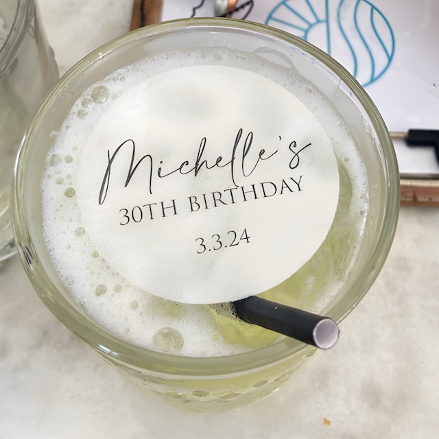 Disques comestibles dans les cocktails 2